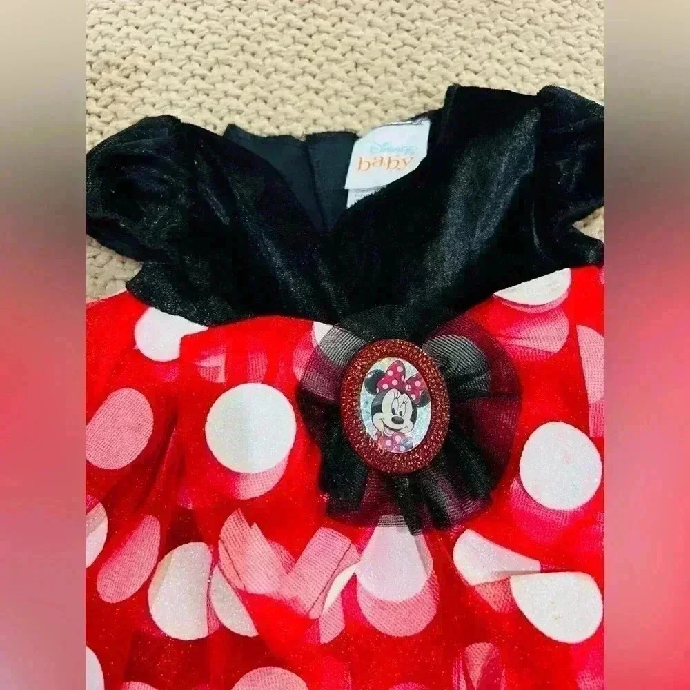 Disney Girls Black | White | Red Minnie Costume size: 6-12 Mo…